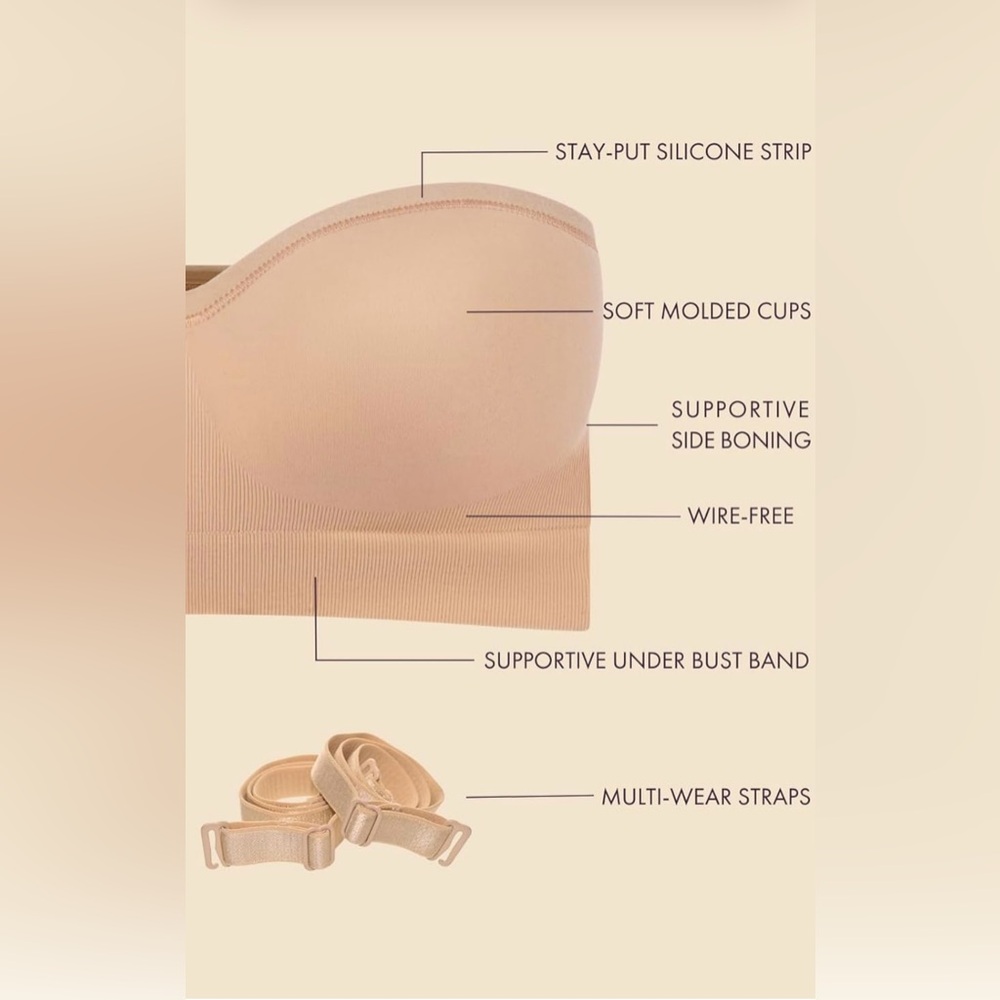 Yummie Peyton Contour Strapless Convertible Bra - Picture 4 of 10